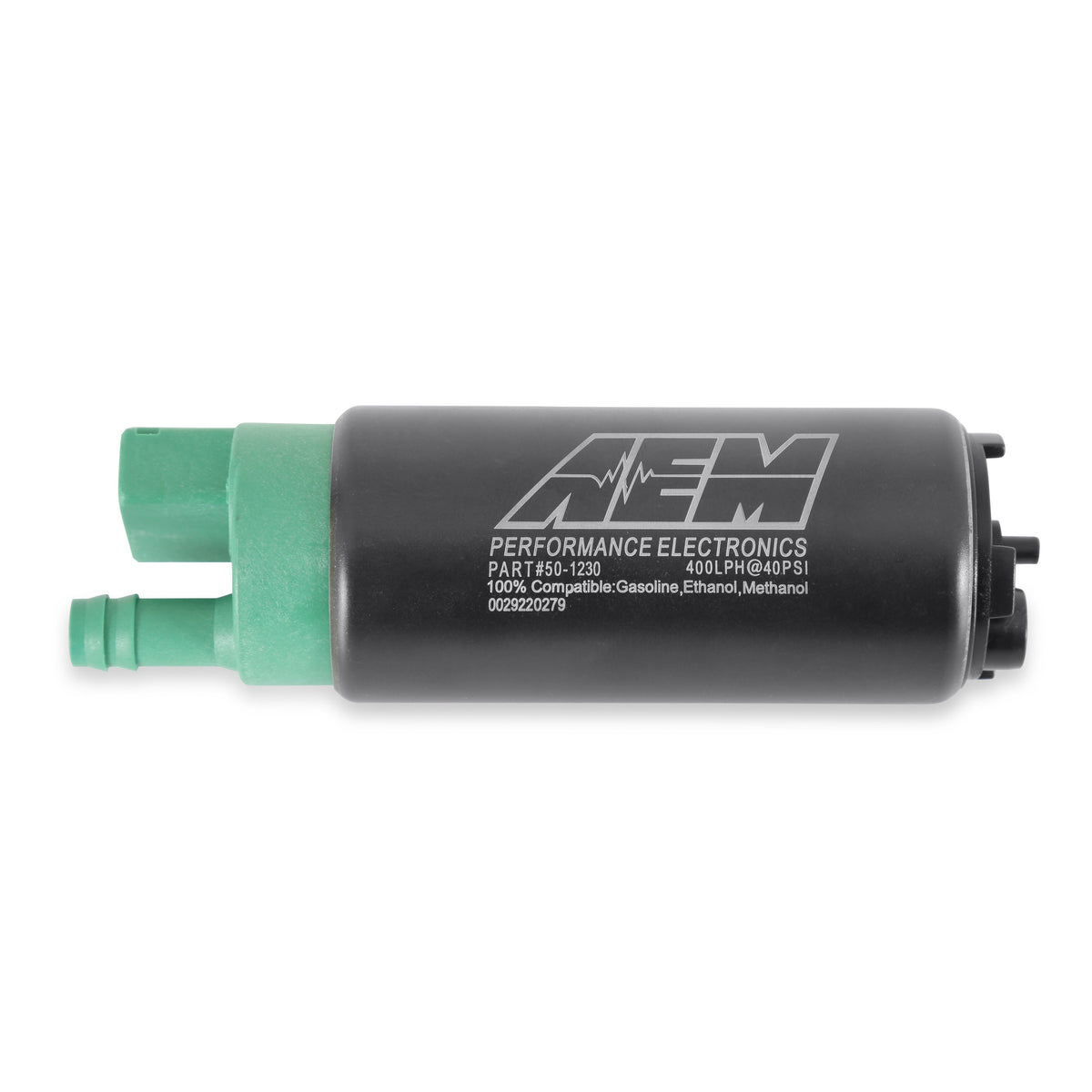 AEM 400lph E85-Compatible High Flow In-Tank Fuel Pump Double Barb