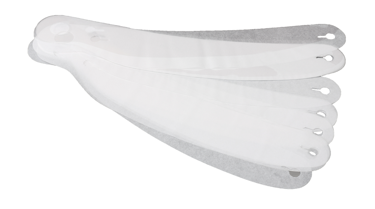 Clear Helmet Face Shield TearOffs Pro Series 2MM (Pack of 20) Burton