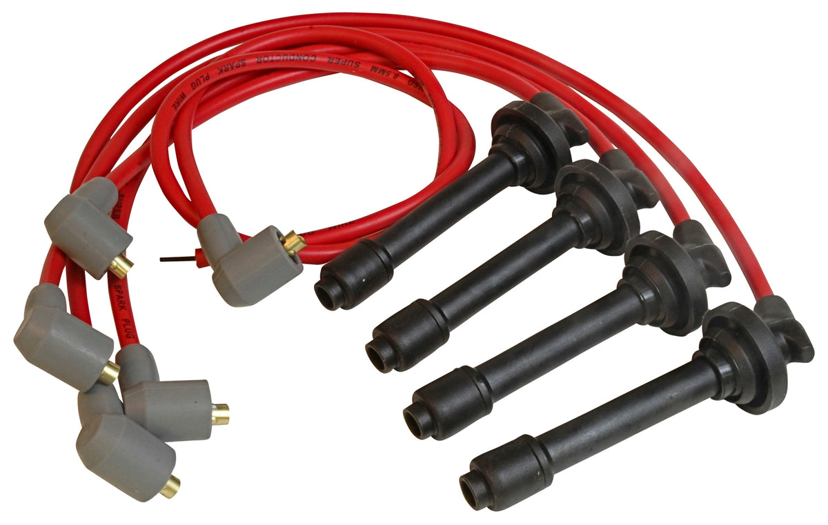 96-00 Civic EX VTEC D16 Performance Spark Plug Wires & NGK Iridium Plugs Set