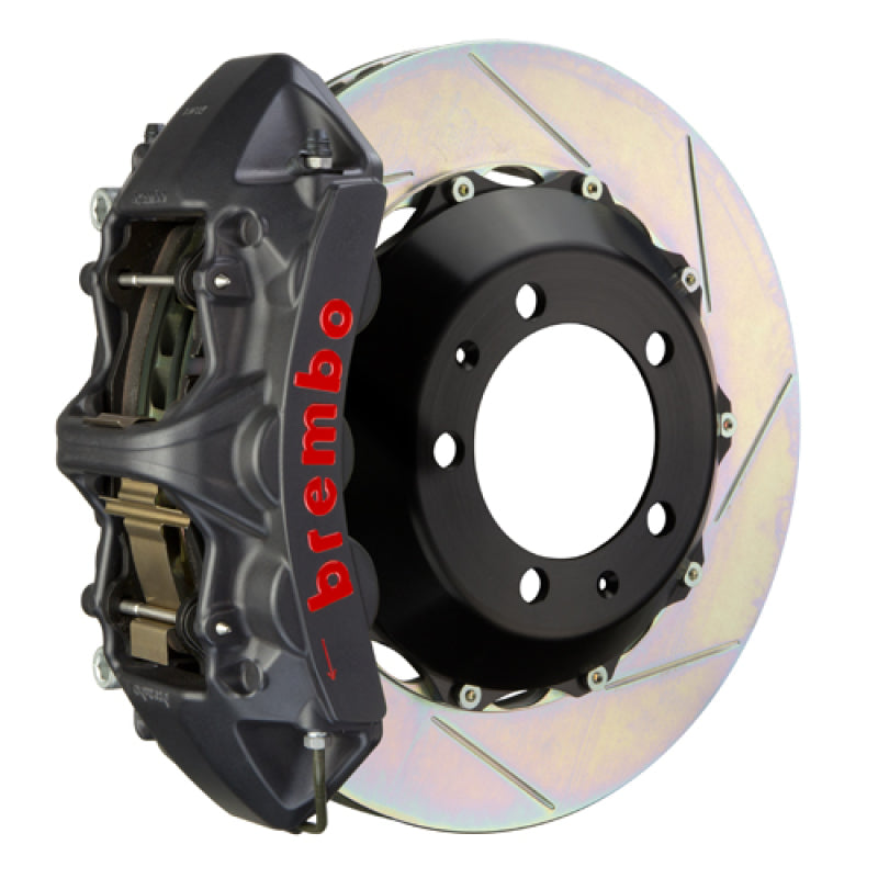 Brembo 06-14 GTI Front GT BBK 6 Piston Cast 355x32 2pc Rotor Slotted Type3-Silver