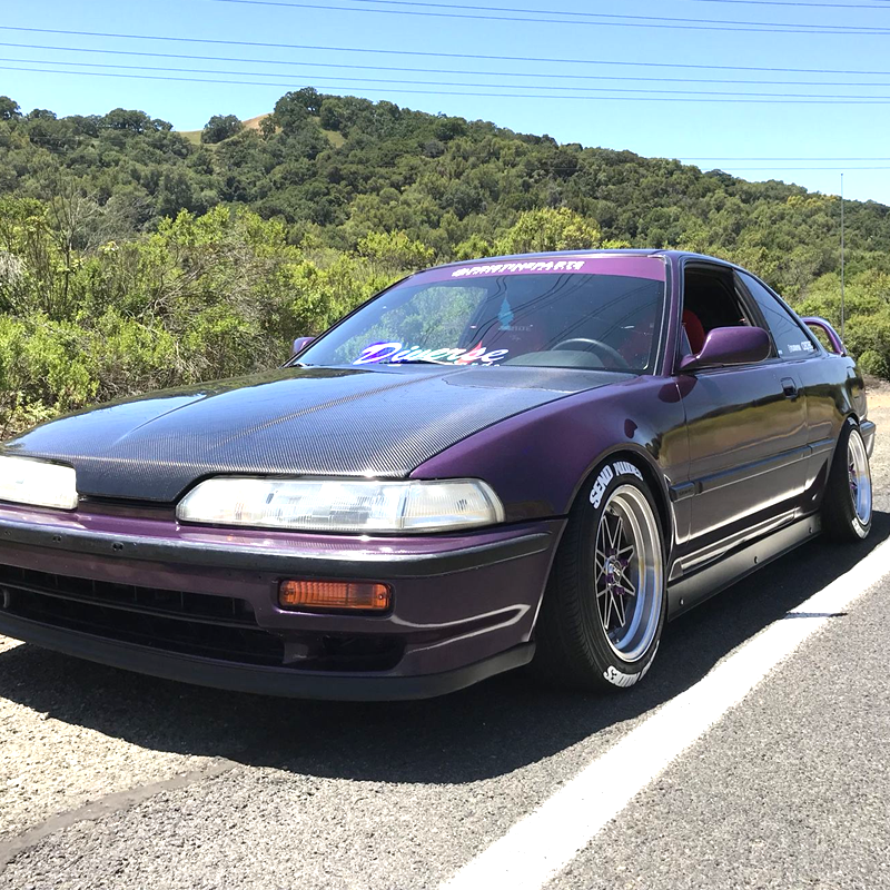 Acura Aluminum Side Skirts BurtonRacing