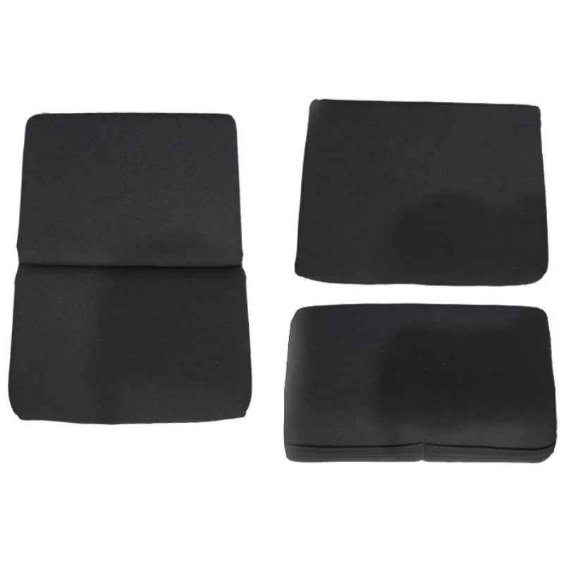Bucket Seat Cushion Replacement Black Fabric BurtonRacing