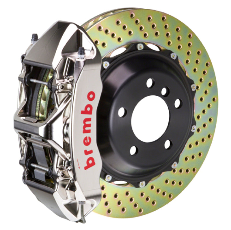 Brembo 00-06 Suburban/Yukon XL Fr GT BBK 6Pis Cast 2pc 380x34 2pc Rotor Slotted Type1-Silver
