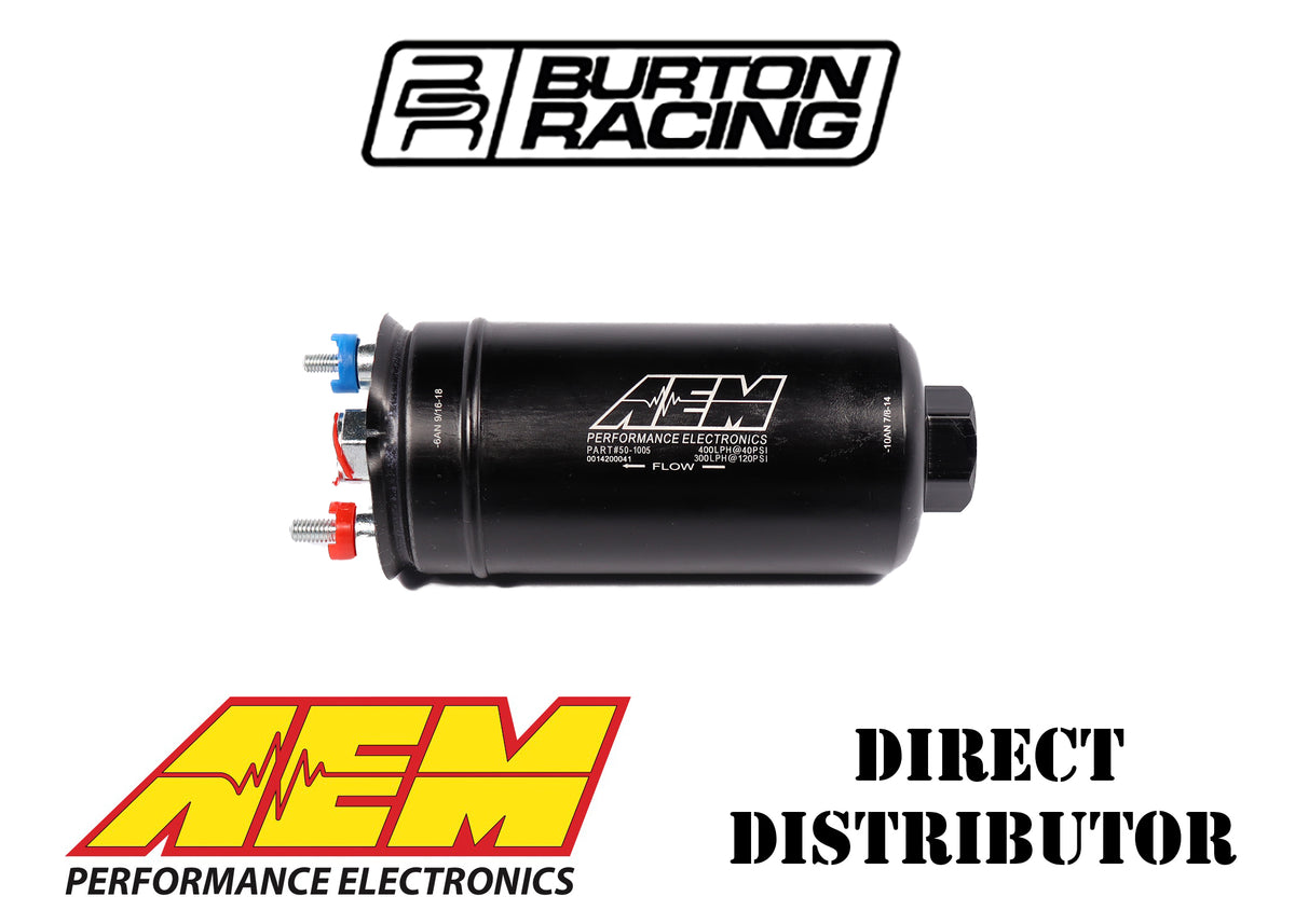 400lph Metric Inline High Flow Fuel Pump BurtonRacing