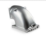 Holley EFI LS Billet 4500 Throttle Body Intake Elbow - Silver Finish