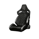 Orue-S Series Sport Seats - Black Leatherette (Honeycomb Alcantara)