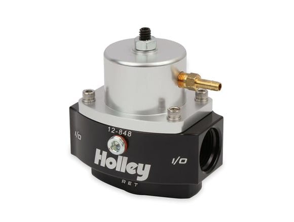 Holley Billet Fuel Pressure Regulator Adjustable 40-70 PSI 10AN In/Out