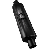 Super HP-2 Muffler 18" 409S - 2" Inlet Centered/Outlet Centered