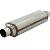 Super HP-2 Muffler 18" 304S - 2.5" Inlet Centered/Outlet Centered