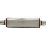 Super HP-2 Muffler 18" 304S - 2.5" Inlet Centered/Outlet Centered