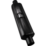 Super HP-2 Muffler 18" 304S - 2.5" Inlet Centered/Outlet Centered