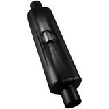 Super HP-2 Muffler 18" 409S - 2.5" Inlet Centered/Outlet Centered