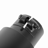 Exhaust Tip - 3.5" Black Angle Cut Fits 2.5" Tubing- Clamp On