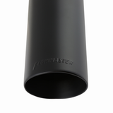 Exhaust Tip - 3.5" Black Angle Cut Fits 2.5" Tubing- Clamp On