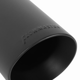 Exhaust Tip - 4" Black Angle Cut Fits 3" Tubing, 13" Long - Clamp On