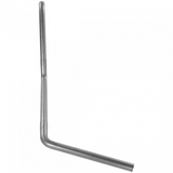 Universal Single Tailpipe Kit - 2.5" 4-Piece Aluminized Steel Exhaust Tubing