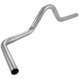Universal Single Tailpipe Kit - 3.5" 4-Piece Aluminized Steel Exhaust Tubing
