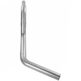 Universal Single Tailpipe Kit - 4" 4-Piece Aluminized Steel Exhaust Tubing