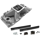 Holley EFI Chevy Big Block V8 Manifold - 4500 Style Flange Oval Port Heads