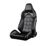 Viper X Series Sport Seats - Black Leatherette (Snakeskin Edition)