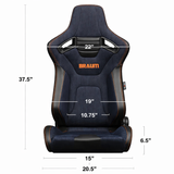 Elite-X Series Sport Seats - Black Diamond