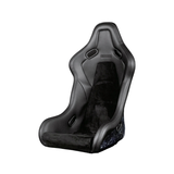 Falcon-S Composite Carbon Forged Bucket Seat - Black Alcantara (Black Stitching)