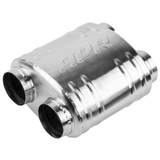 APR Premium Sound Absorption Muffler - 217X134X210, Dual, 2.75" In/Out