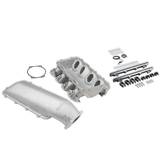 Holley EFI GM LS3/L92 Lo-Ram Manifold Base & Fuel Rails Dual Fuel Injector - Satin Finish