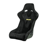 Falcon-R Composite Carbon Kevlar Bucket Seat - Black Alcantara (Yellow Stitching)