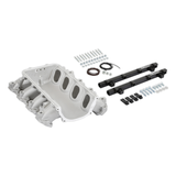 Holley EFI GM Gen V LT Ultra Lo-Ram Manifold Base & Port Injection Fuel Rails - Satin Finish
