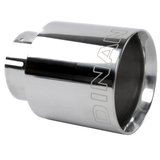 Dinan Double-Walled 4" Clamp-On Exhaust Tip - 3" Inlet (Polished)
