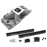 Holley EFI Chevy Big Block V8 Manifold - 4150 Style Flange Oval Port Heads