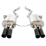 Dinan BMW M3 08-13 Free Flow Axle-Back Exhaust - Black Tips