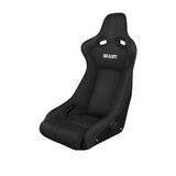 Venom-R Series Fixed Back Bucket Seat - Black Cloth / Carbon Fiber