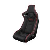 Elite-R Series Fixed Back Bucket Seat - Black Polo Cloth