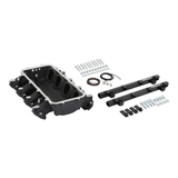 Holley EFI GM Gen V LT Lo-Ram Manifold Base & Port Injection Fuel Rails - Black Finish