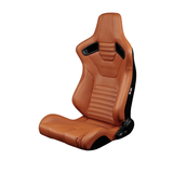 Elite-X Series Sport Seats - British Tan Leatherette (Black Stitching)