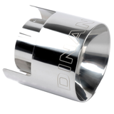 Dinan Double-Walled 4.5" Clamp-On Exhaust Tip - 3" Inlet (Polished)