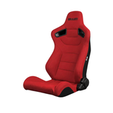 Elite Series Sport Seats - Red Cloth (Black Stitching)
