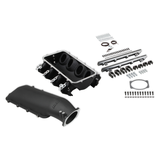 Holley EFI GM LS3/L92 Lo-Ram Manifold Base & Fuel Rails Dual Fuel Injector - Black Finish