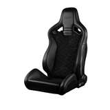 Elite V2 Series Sport Seats - Black Honeycomb Suede