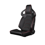 Alpha X Series Sport Seats - Black Leatherette - Low Base Version
