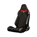 Viper X Series Sport Seats - Black Alcantara (Honeycomb)