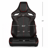 Orue Series Sport Seats - Black Diamond