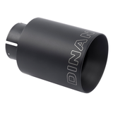 Dinan Double-Walled 4" Clamp-On Exhaust Tip (Black Ceramic)