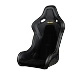 Falcon-S Composite Carbon Kevlar Bucket Seat - Black Alcantara (Yellow Stitching)