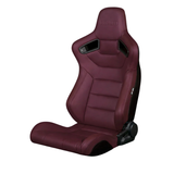 Elite Series Sport Seats - Maroon Leatherette