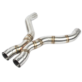Dinan BMW M5 F90 18-23 Resonator Delete Kit - 3.25" Stainless Steel