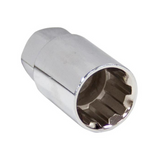 Steel Lug Nuts - Long W/ Dust Cap Cover - M12x1.5 (Set 21pc)