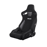 Elite-R Series Sport Seats – Black Jacquard (Black Stitching/Black Piping)